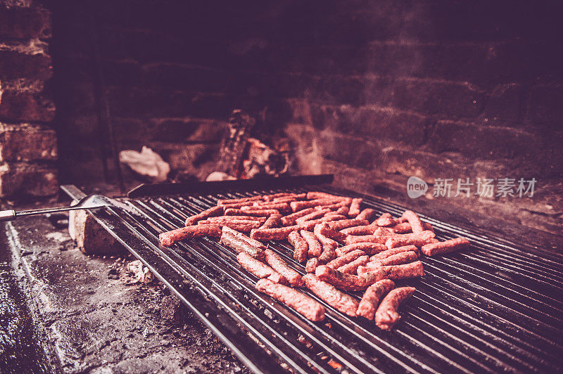 Čevapčiči on the Grill